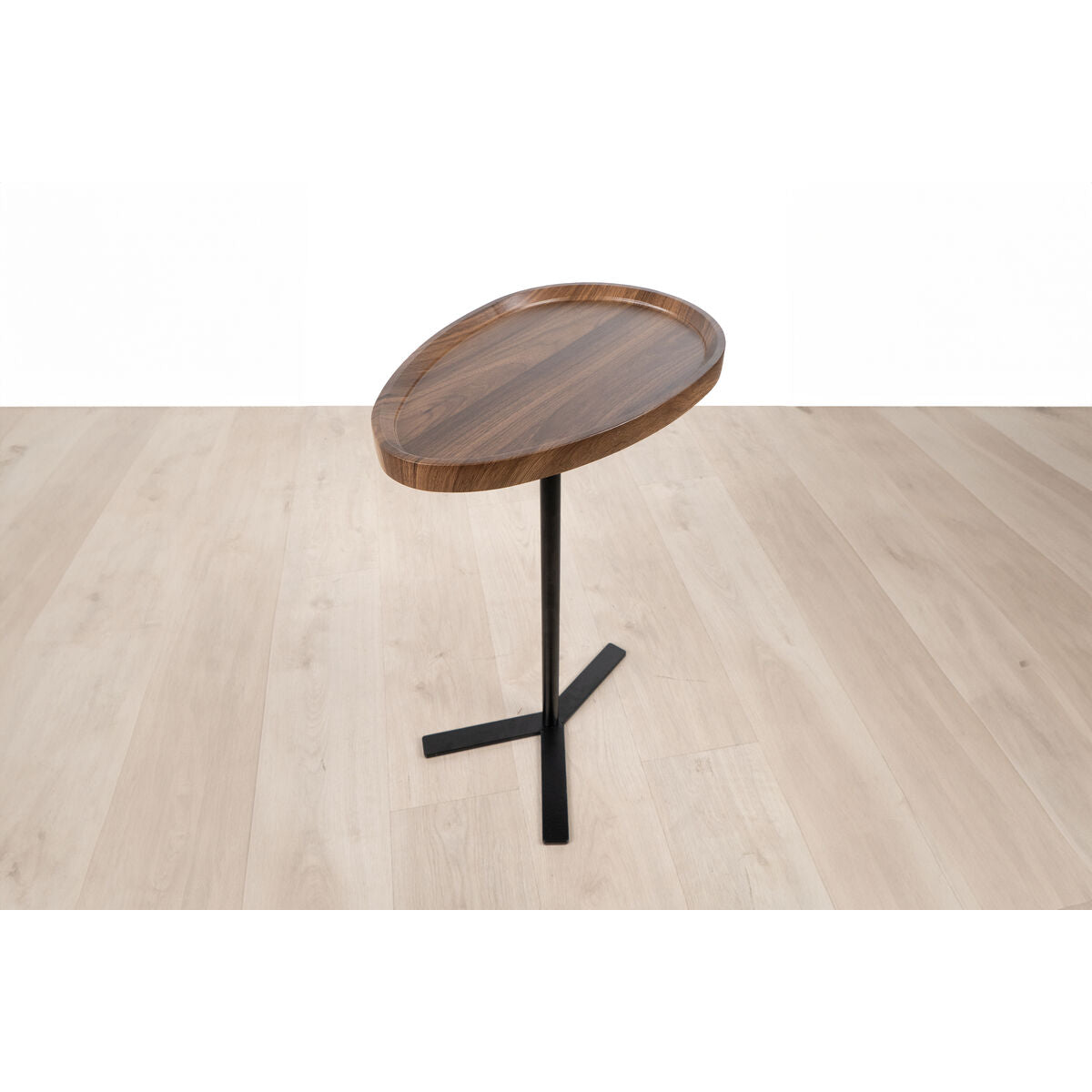 Side table Romimex Brown Black Wood Metal 45 x 63 x 30 cm-1