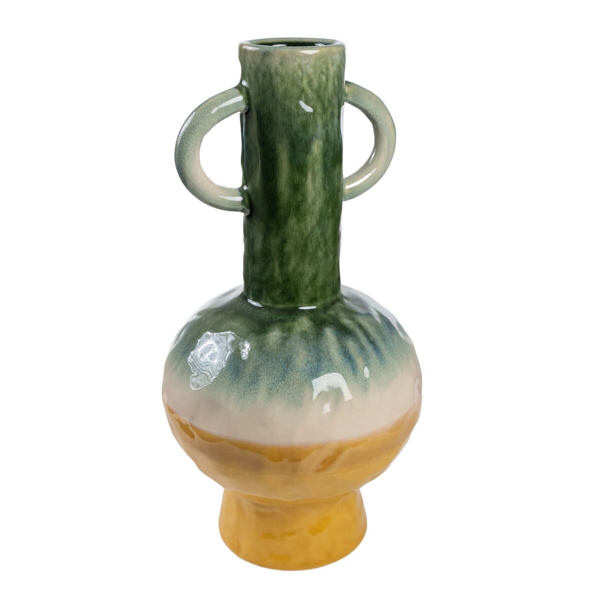 Vase Romimex Multicolour Ceramic 23 x 43 x 23 cm With handles-0