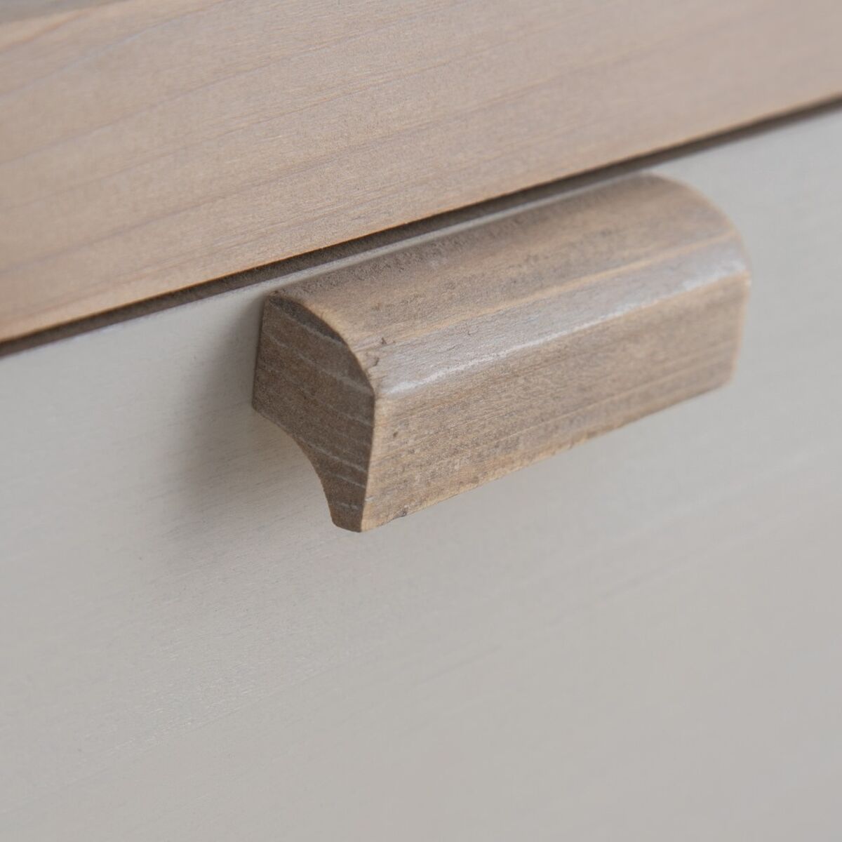 Nightstand KENSY 40 x 30 x 55 cm Natural Wood White-5