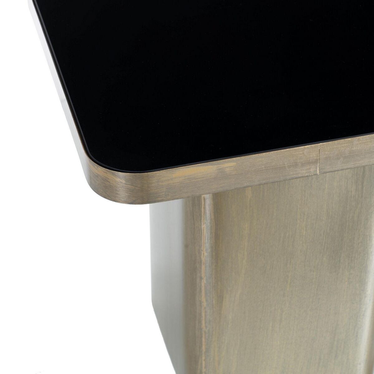Side table 50,5 x 50,5 x 51 cm Crystal Black Golden Metal-3