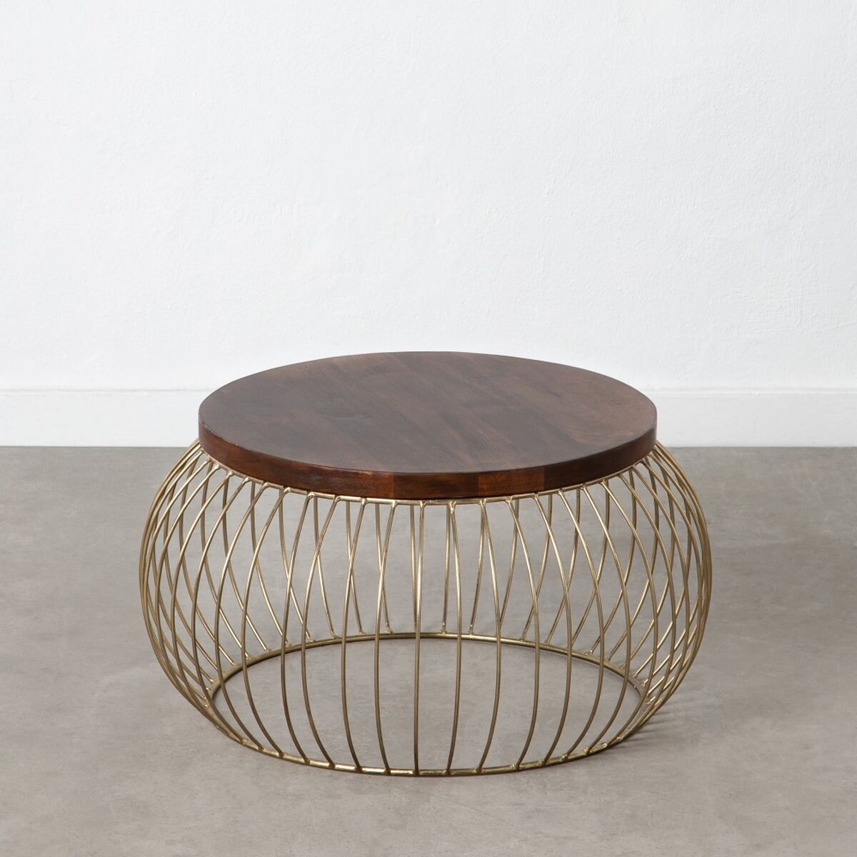 Side table Golden Natural 61 x 61 x 33 cm-5