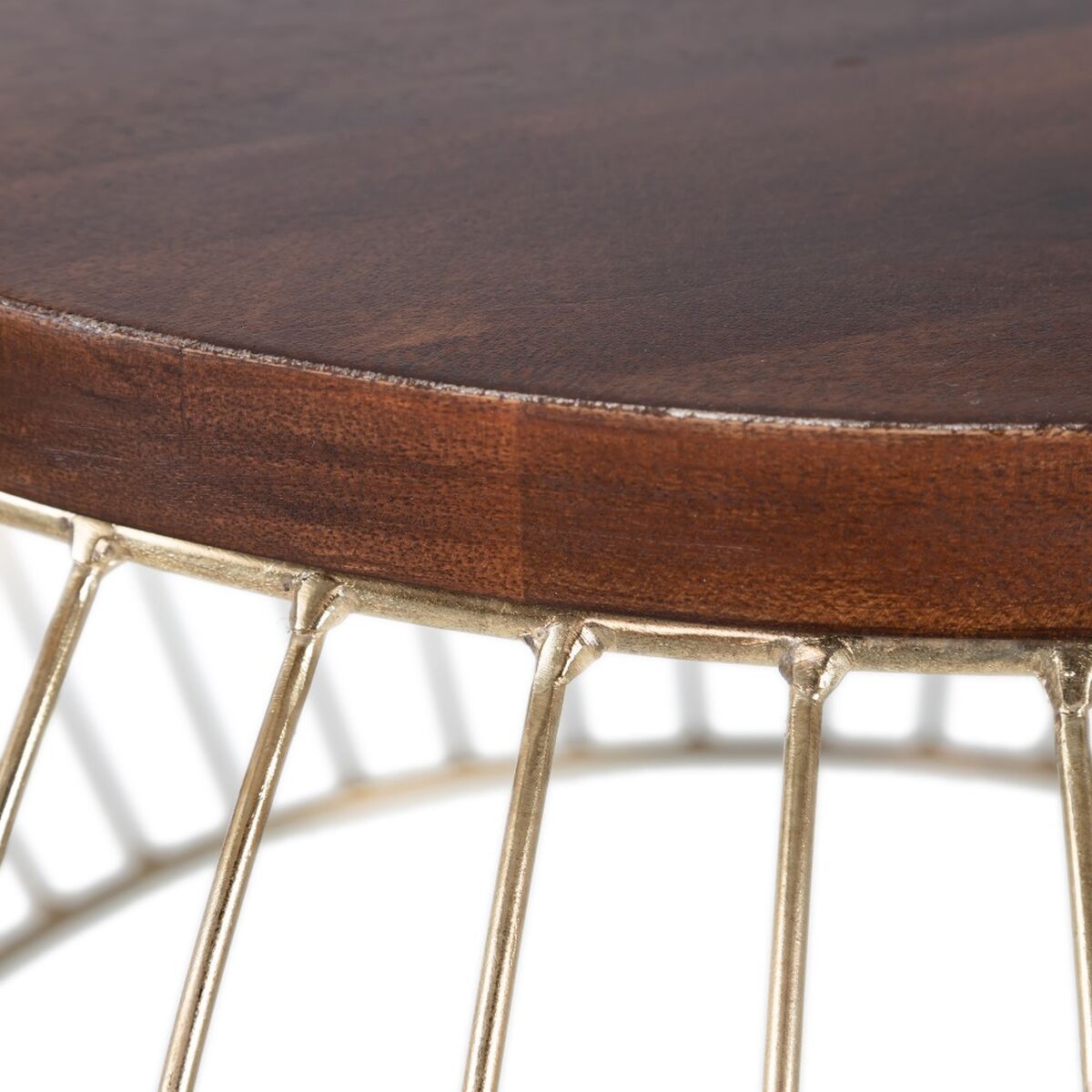Side table Golden Natural 61 x 61 x 33 cm-3