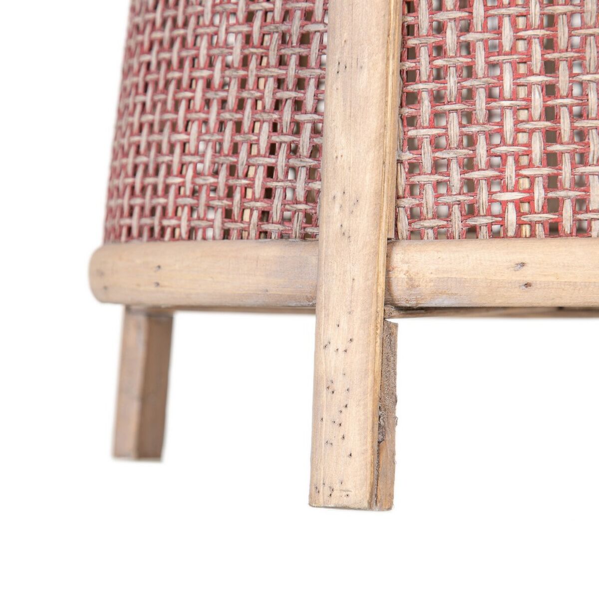 Lantern Candleholder Brown Natural Fibre 33 x 33 x 44 cm-1