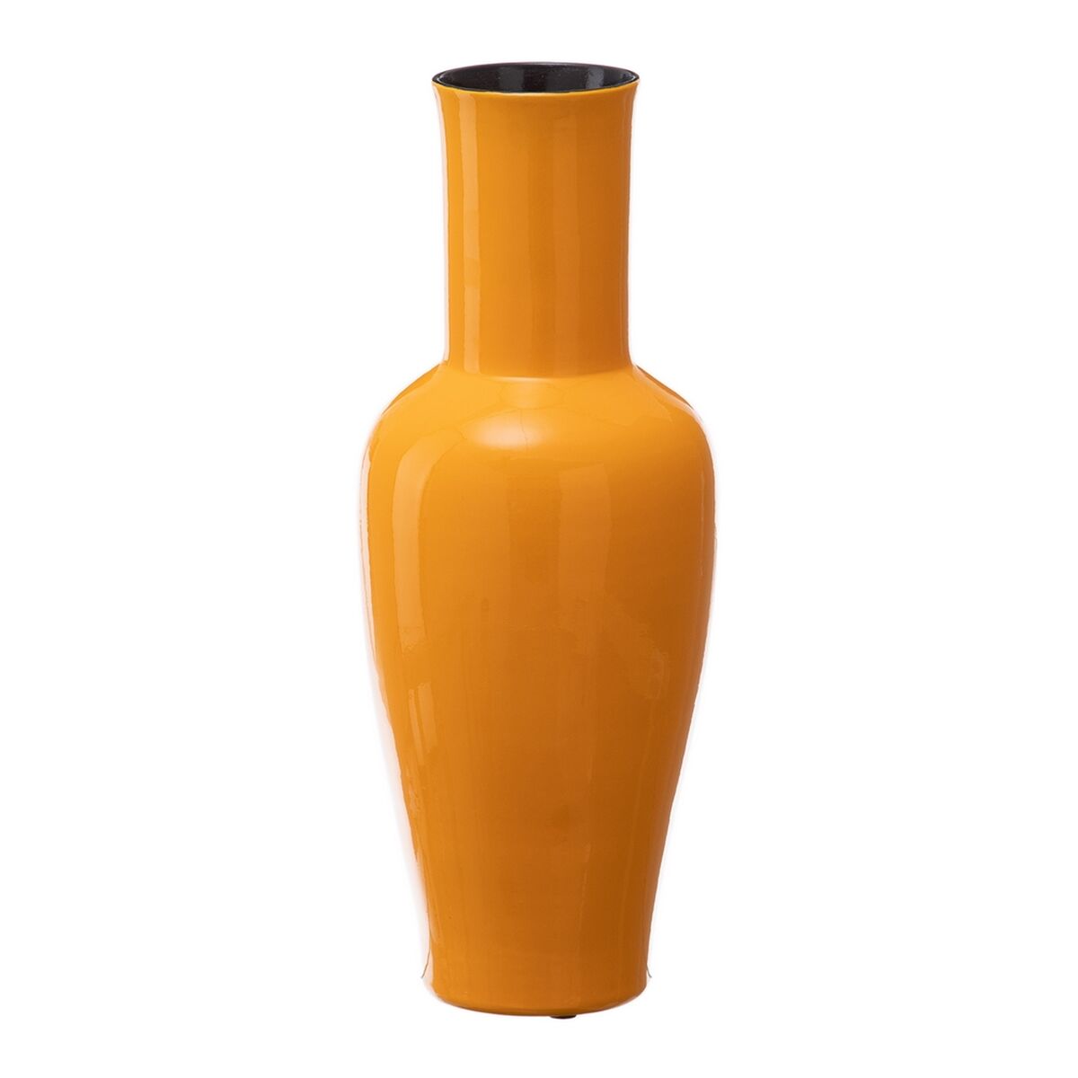 Vase 18 x 18 x 46,5 cm Ceramic Yellow-0