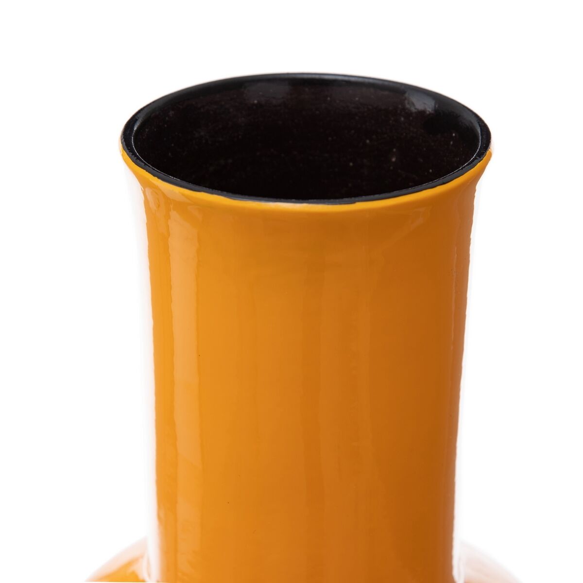 Vase 18 x 18 x 46,5 cm Ceramic Yellow-3