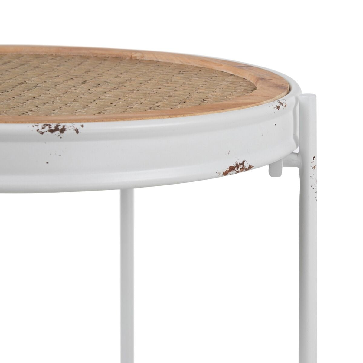 Side table 50 x 50 x 53,5 cm Metal White-4
