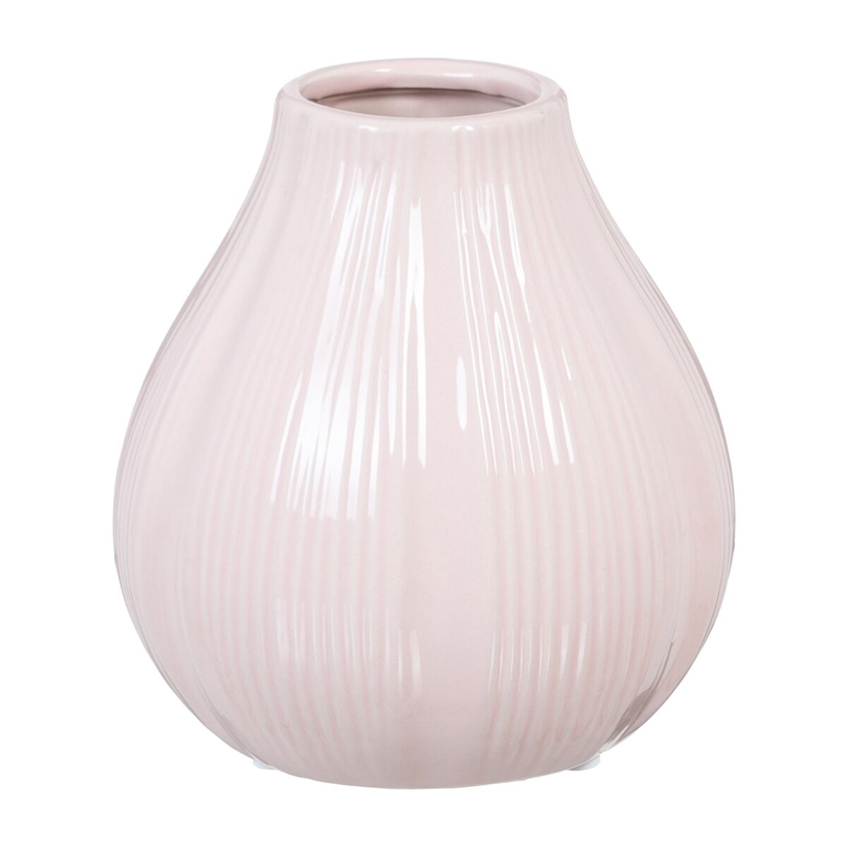 Vase Pink Ceramic 15 x 14 x 15 cm-0