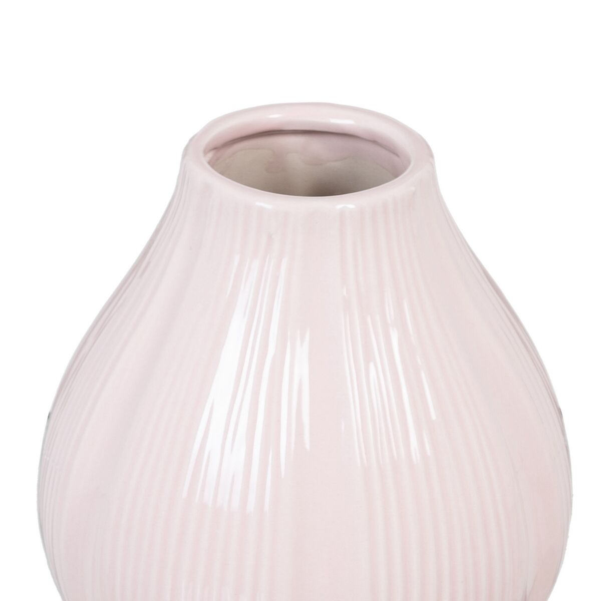 Vase Pink Ceramic 15 x 14 x 15 cm-1