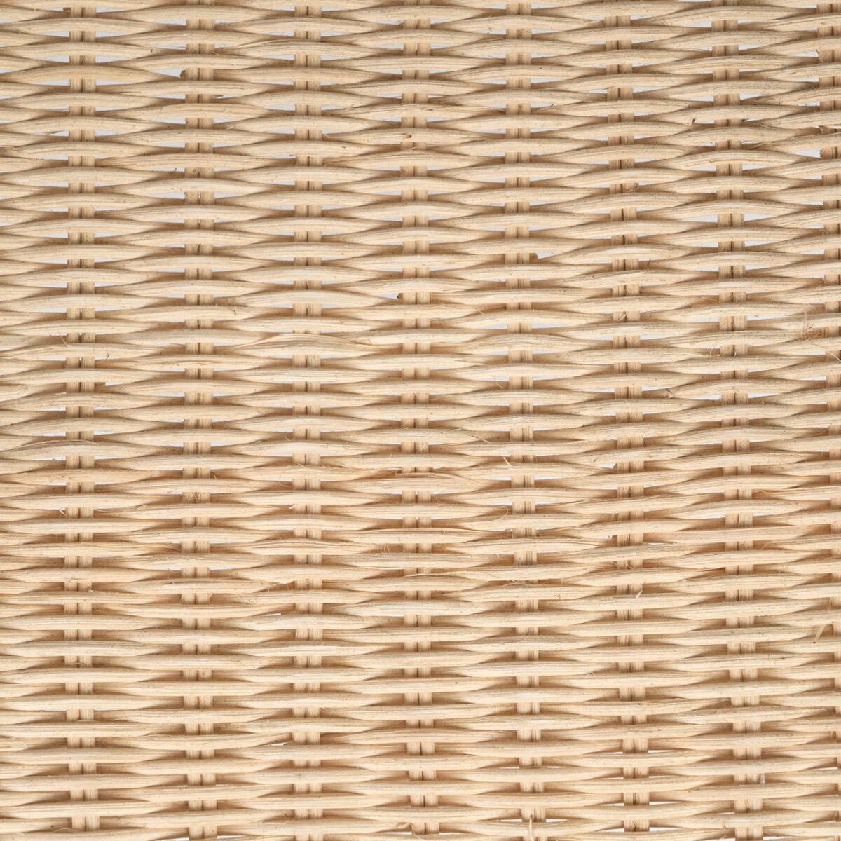 Dining Chair Black Natural Rattan Teak 59 x 58 x 76,5 cm-3