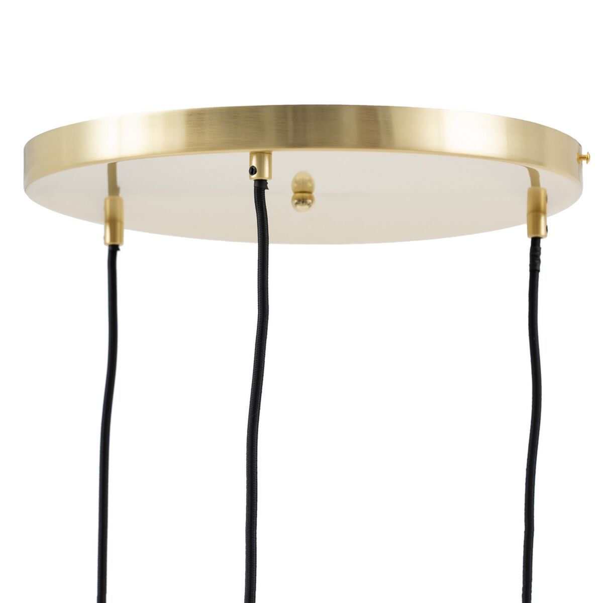 Ceiling Light 15 x 15 x 120 cm Crystal Golden Iron Ø 15 cm-1