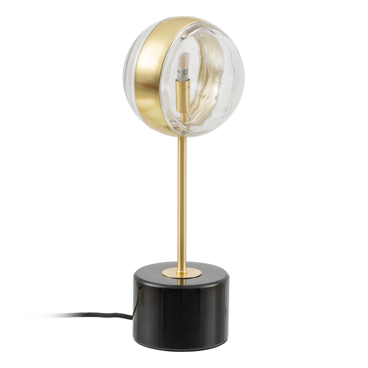 Desk lamp Golden Crystal Marble Iron Hierro/Cristal 28 W 220 V 240 V 220 -240 V 15 x 15 x 40 cm-0