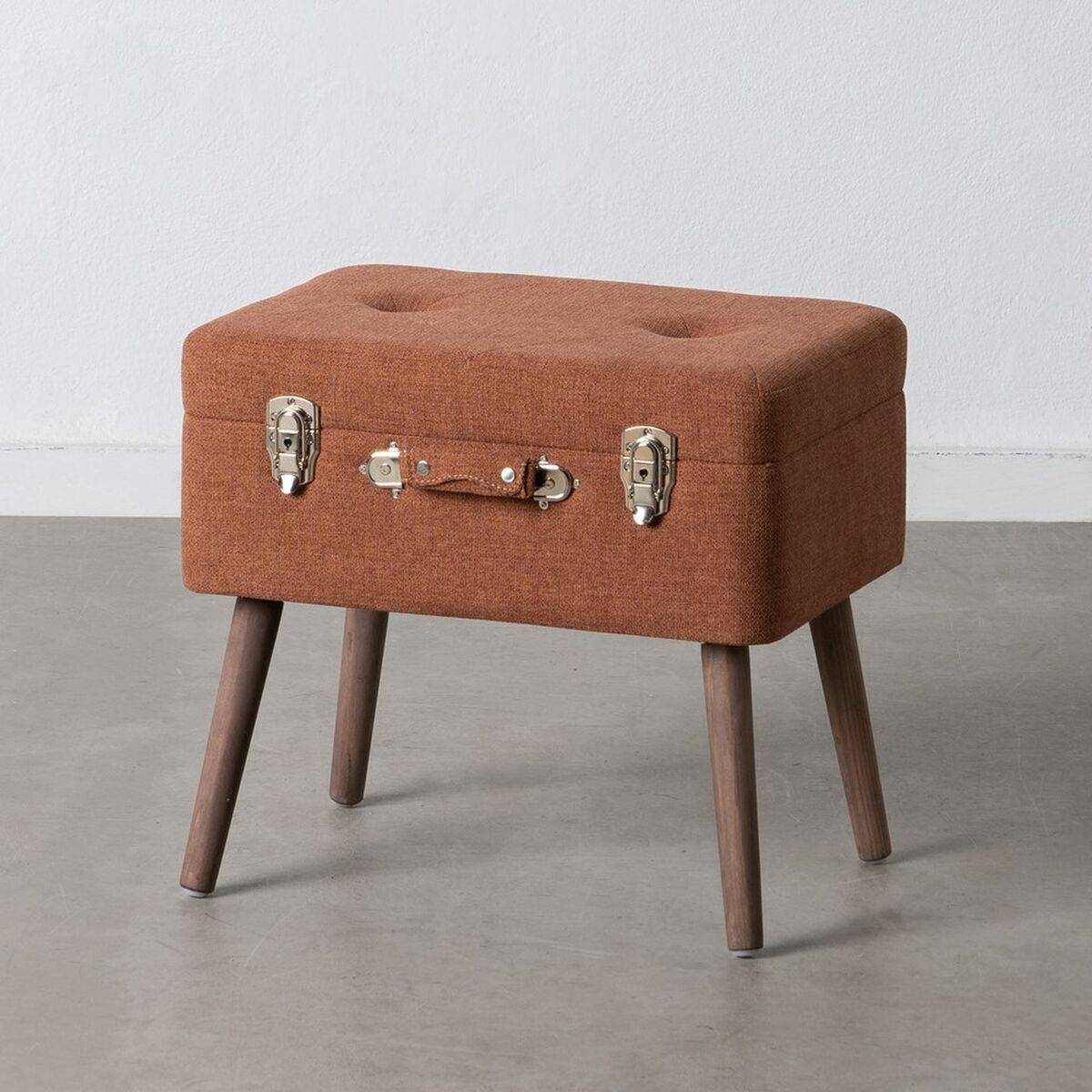 Chest 50 x 35 x 45 cm Synthetic Fabric Wood-0