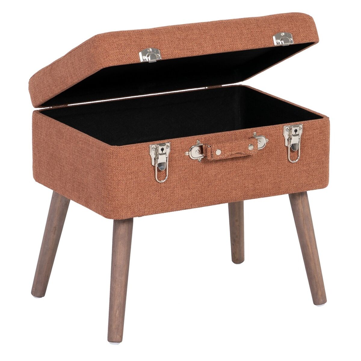 Chest 50 x 35 x 45 cm Synthetic Fabric Wood-6