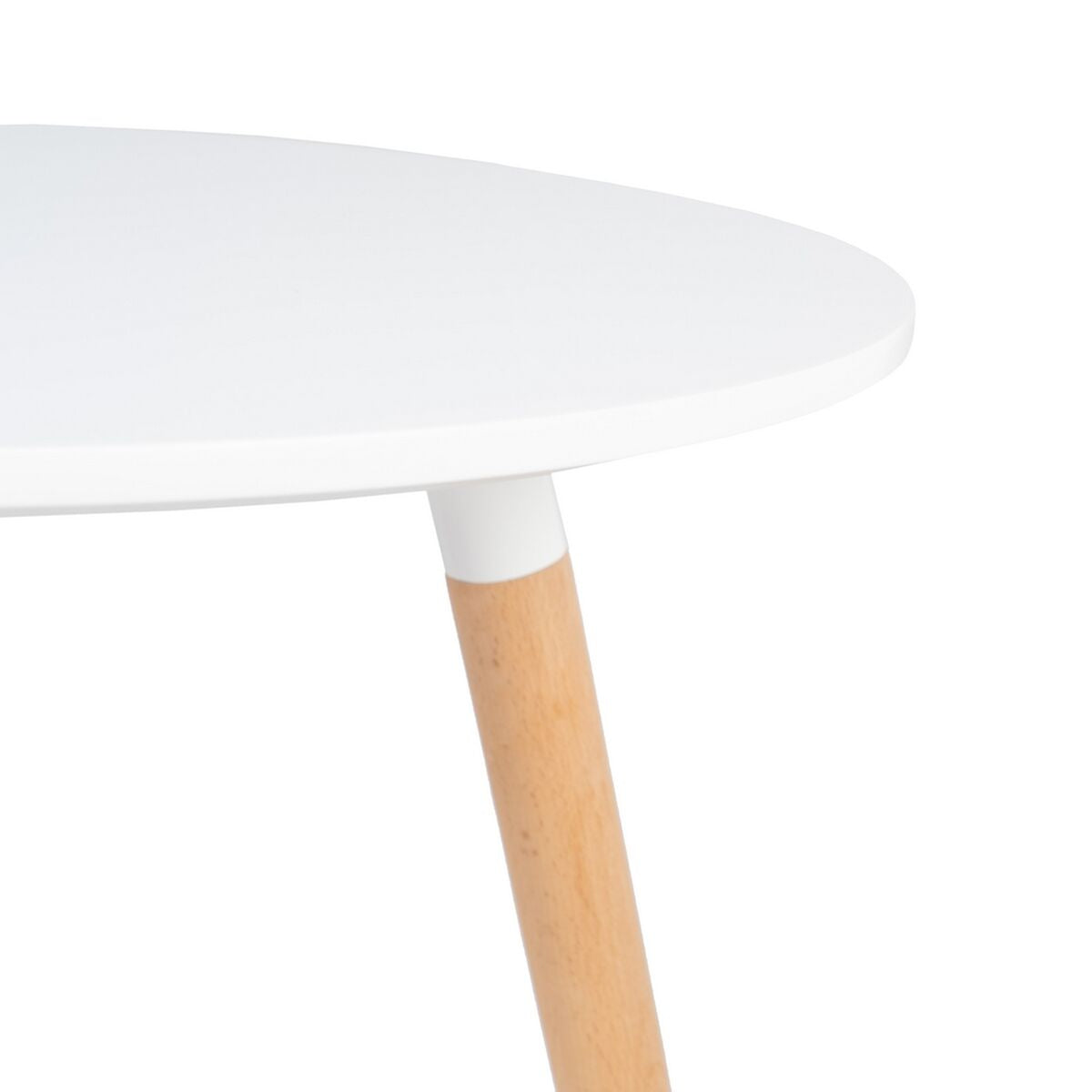 Dining Table White MDF Wood 60 x 60 x 74 cm-3