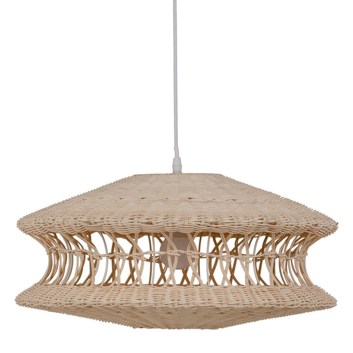 Ceiling Light 52,5 x 52,5 x 25 cm Ø 52,5 cm Metal Cream-0