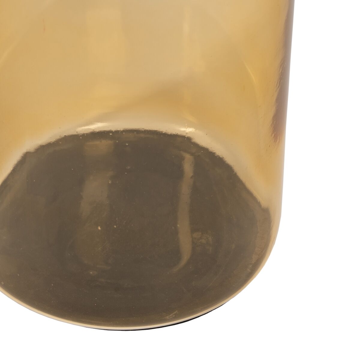 Side table 45 x 45 x 47 cm Crystal Black Metal Amber-5