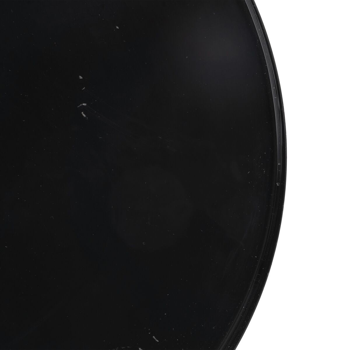 Side table 45 x 45 x 47 cm Crystal Black Metal Amber-3