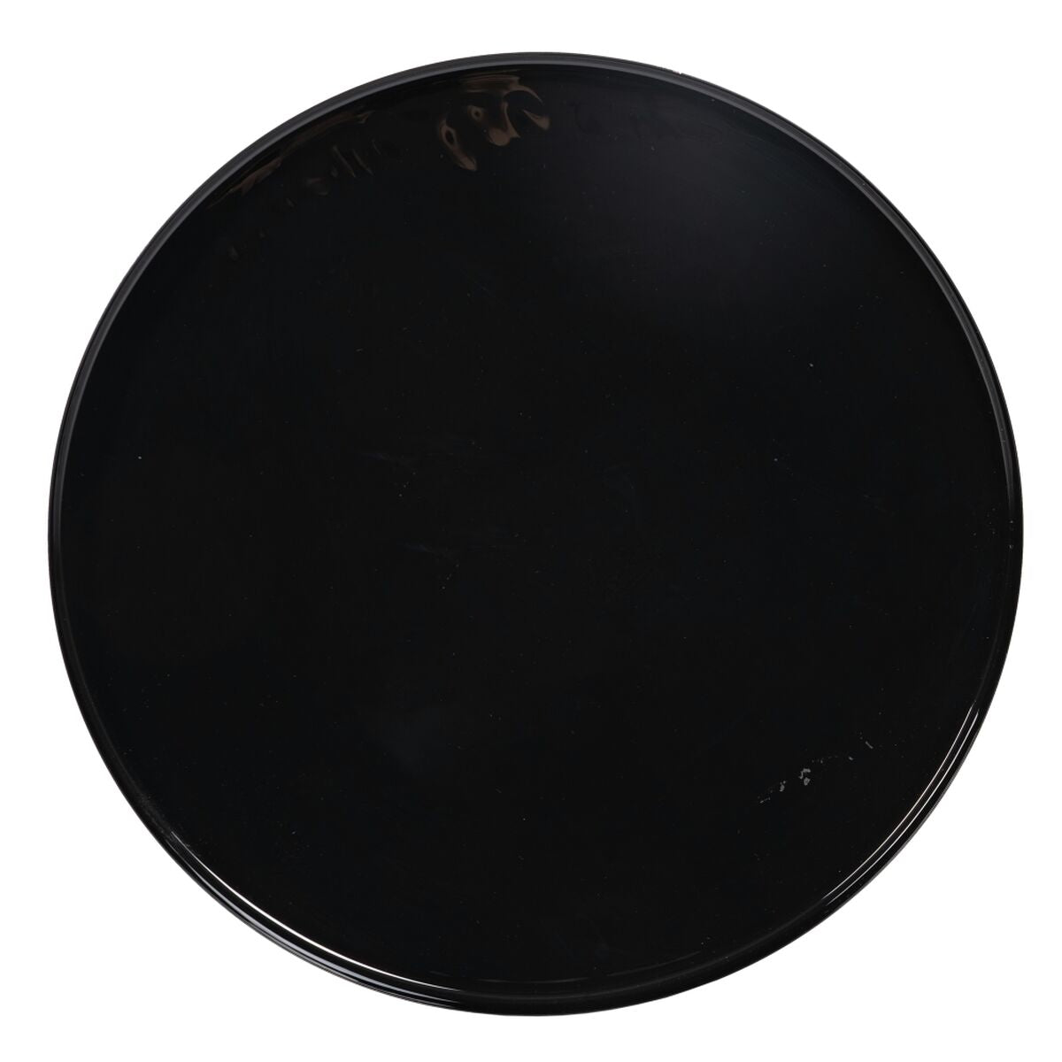 Side table 45 x 45 x 47 cm Crystal Black Metal Amber-2