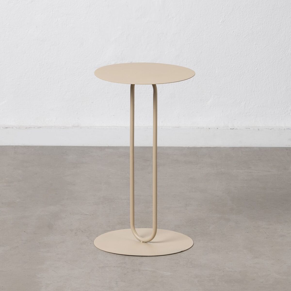 Side table 30,5 x 30,5 x 53 cm Cream Iron-0