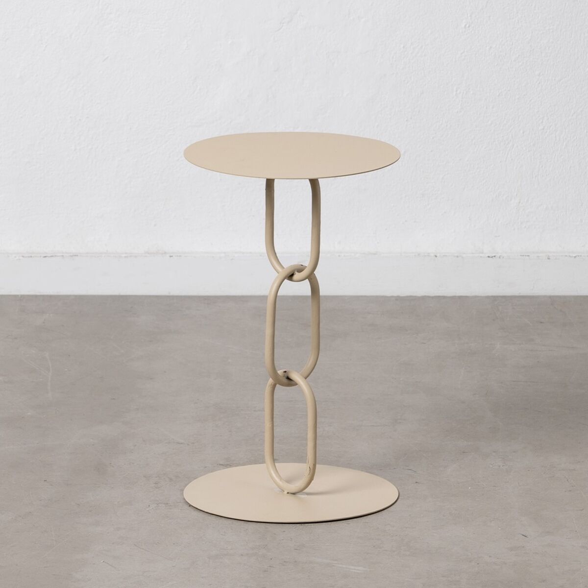 Side table 30,5 x 30,5 x 50 cm Cream Iron-0