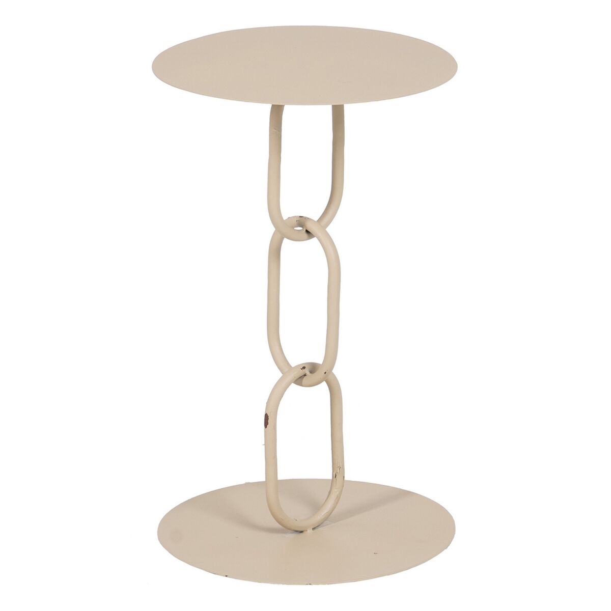 Side table 30,5 x 30,5 x 50 cm Cream Iron-7