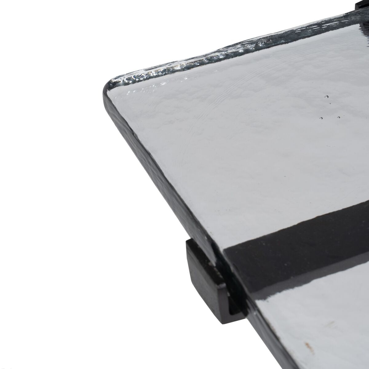 Side table 41 x 32 x 59 cm Crystal Black Metal-4