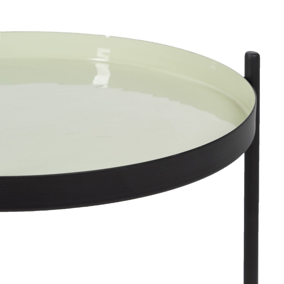 Side table 35,5 x 35,5 x 50,5 cm Black Green Iron-7