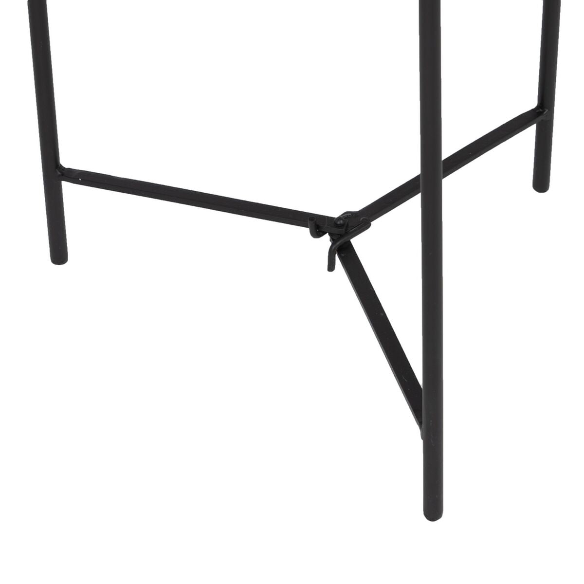 Side table 40,5 x 40,5 x 60,5 cm Black Cream Iron-6