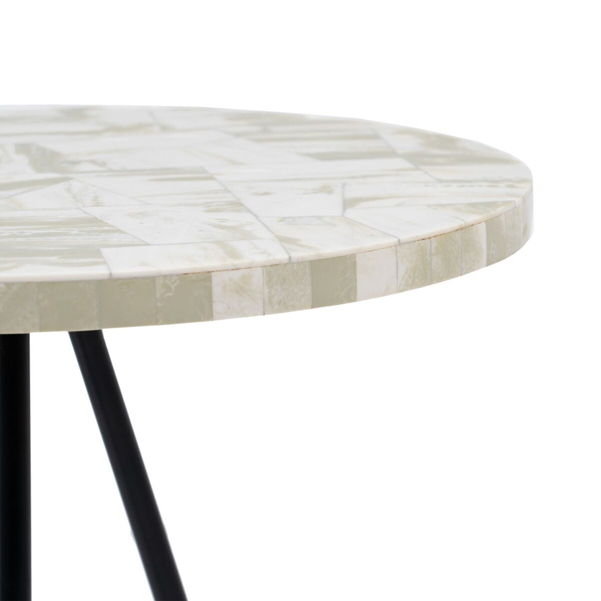 Side table Black Beige 38 x 38 x 50 cm-2