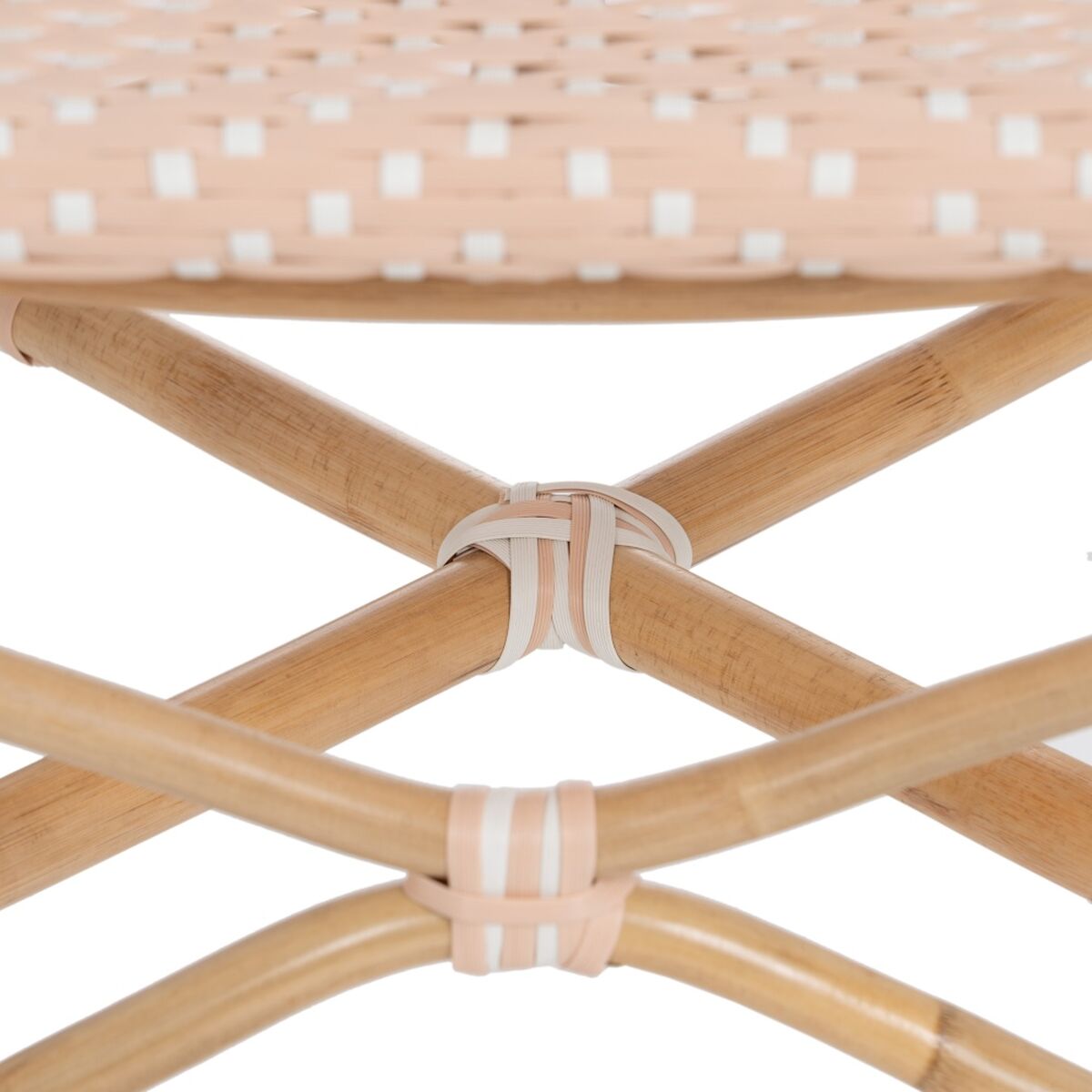 Dining Chair 47 x 54 x 93 cm Natural Beige Rattan-3