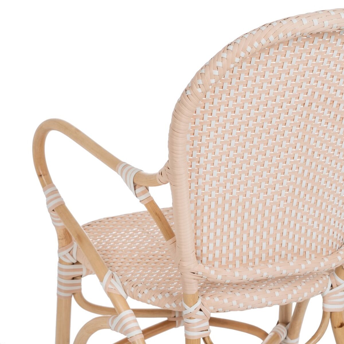 Dining Chair 57 x 62 x 90 cm Natural Beige Rattan-5