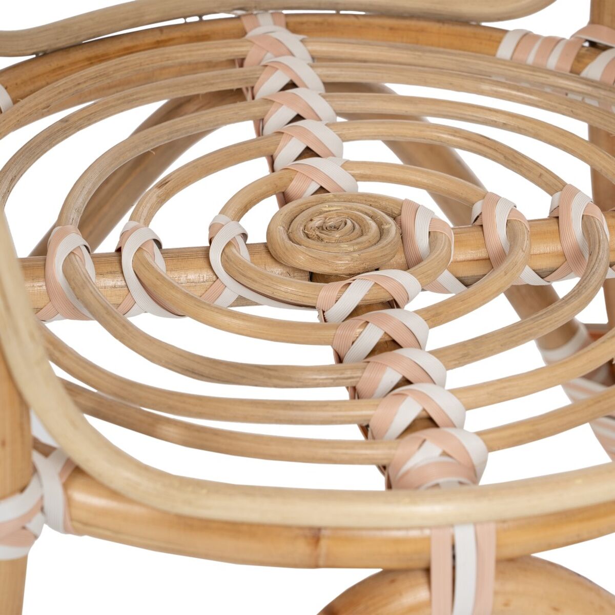 Side table 81 x 81 x 76,5 cm Natural Beige Rattan-4