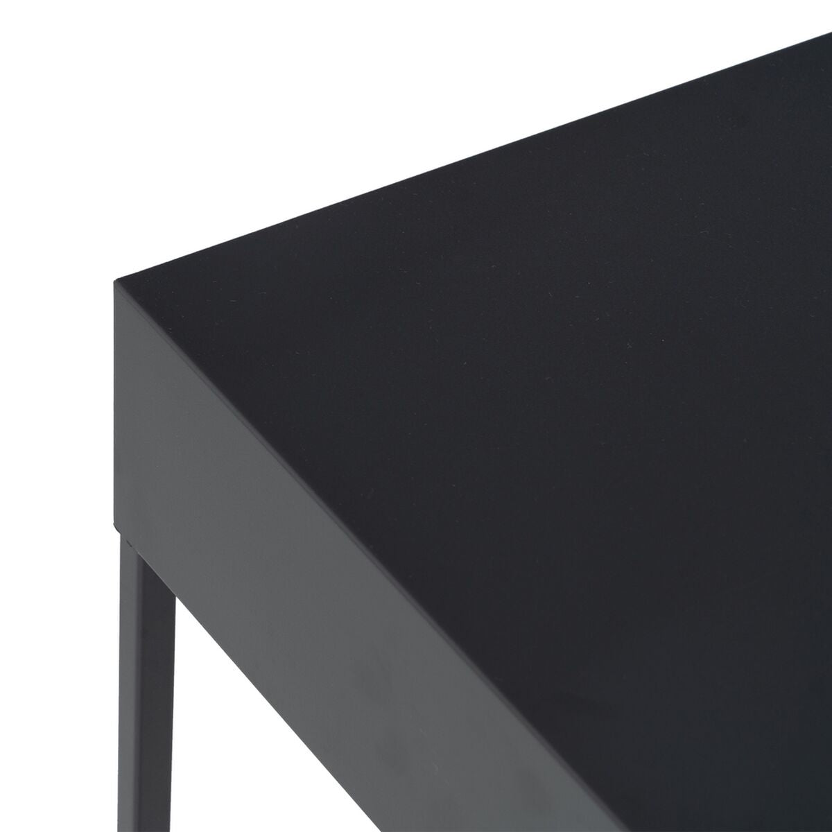 Nightstand Black Steel 43 x 41 x 50 cm-6