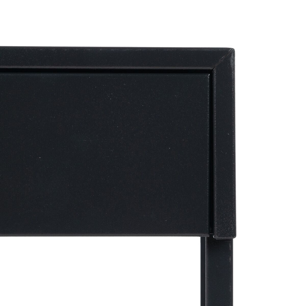 Nightstand Black Steel 43 x 41 x 50 cm-5
