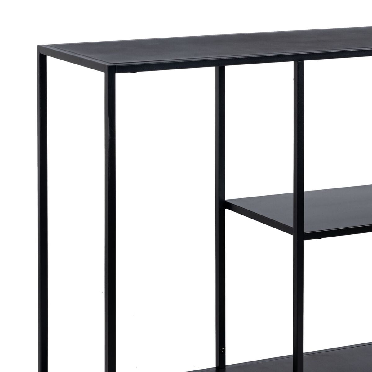 TV furniture 120,5 x 30 x 81,3 cm Black Steel-4