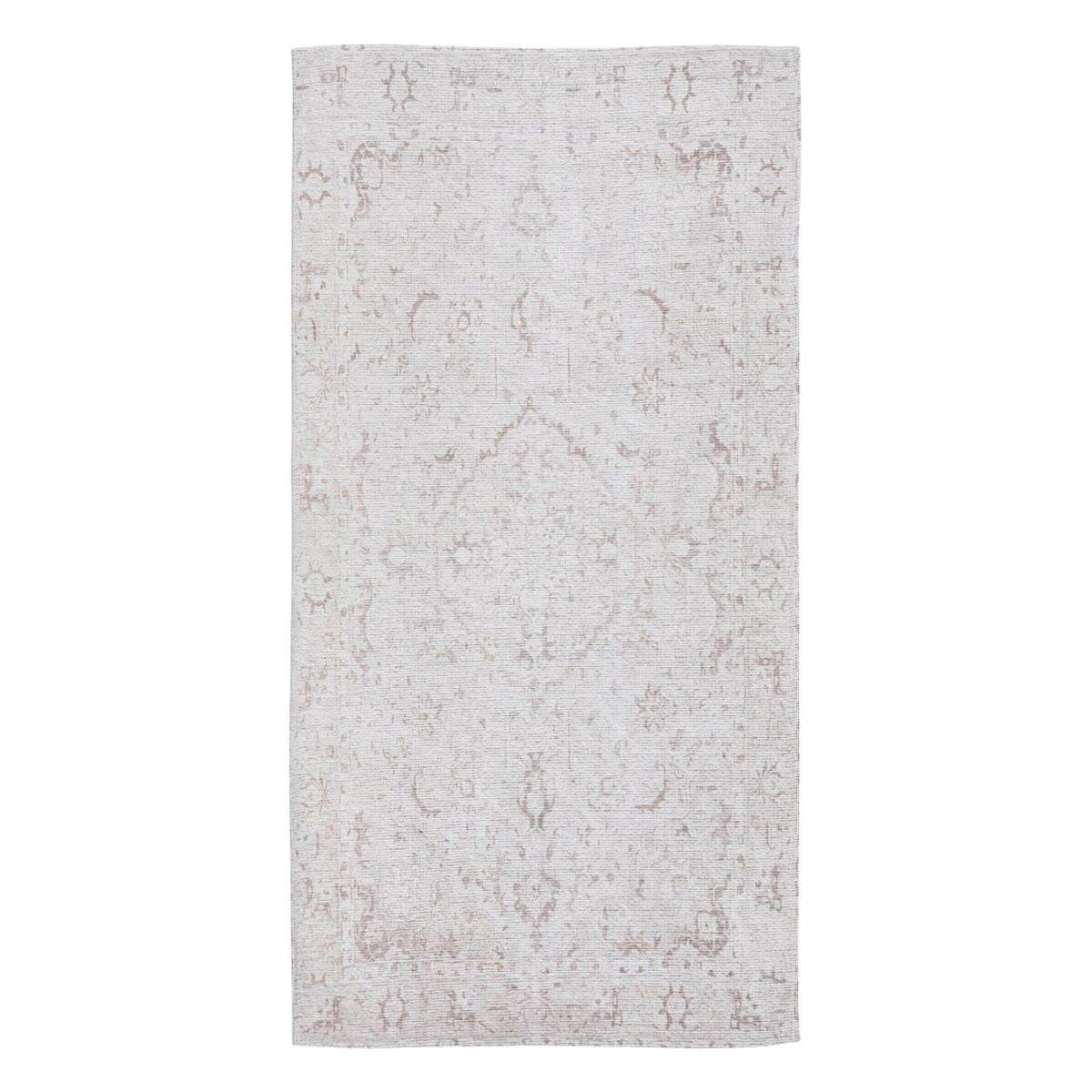 Carpet 80 x 150 cm Polyester Cotton Taupe-0