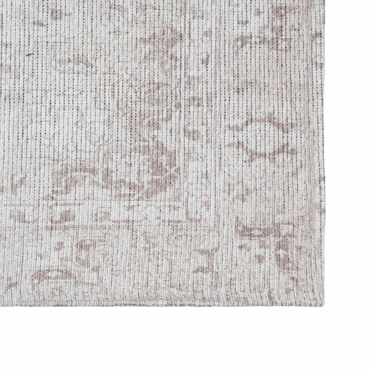 Carpet 80 x 150 cm Polyester Cotton Taupe-4