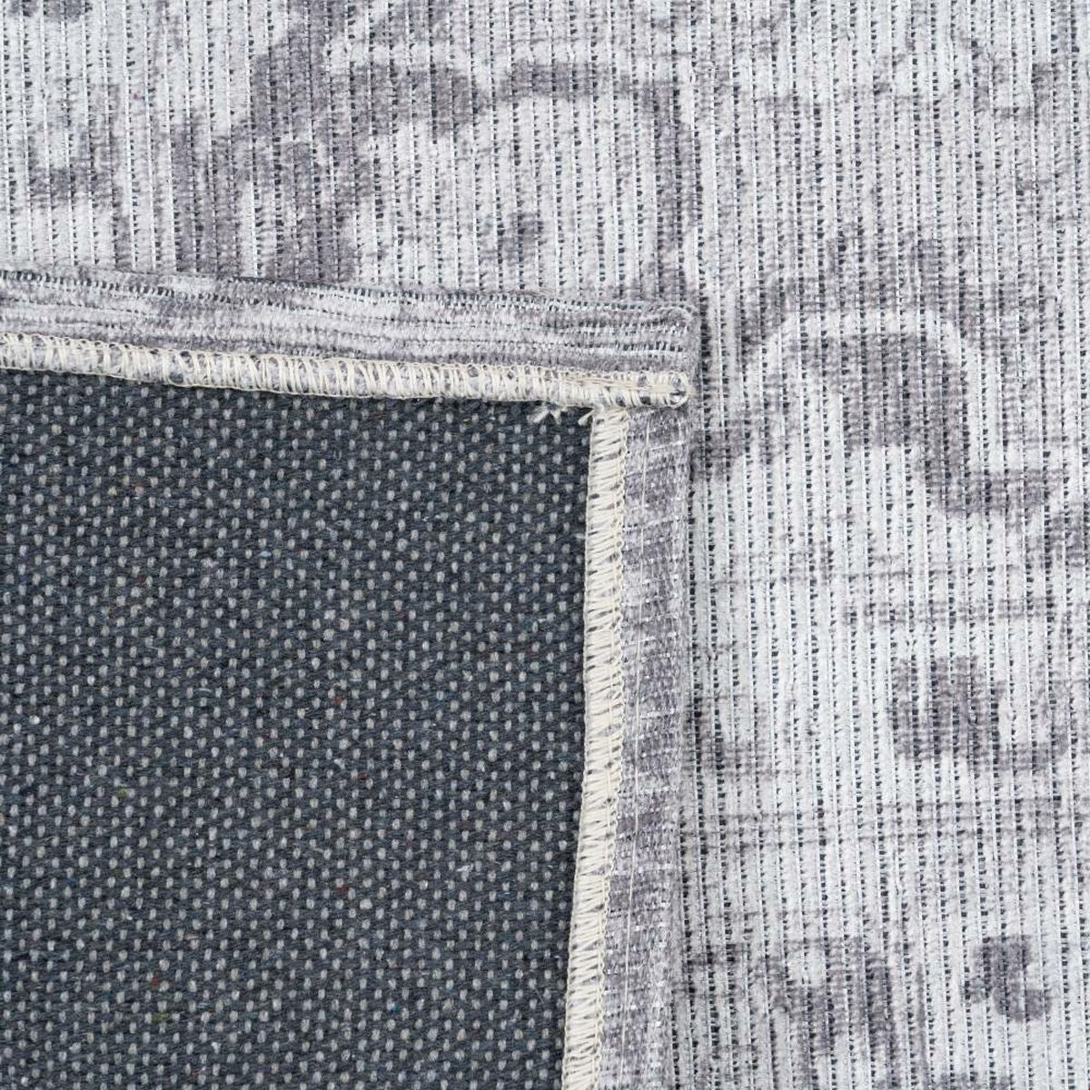 Carpet Grey Cotton 160 x 230 cm-1