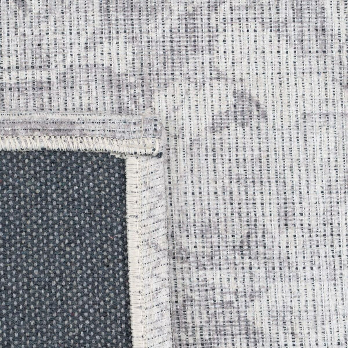 Carpet 80 x 150 cm Grey Polyester Cotton-1