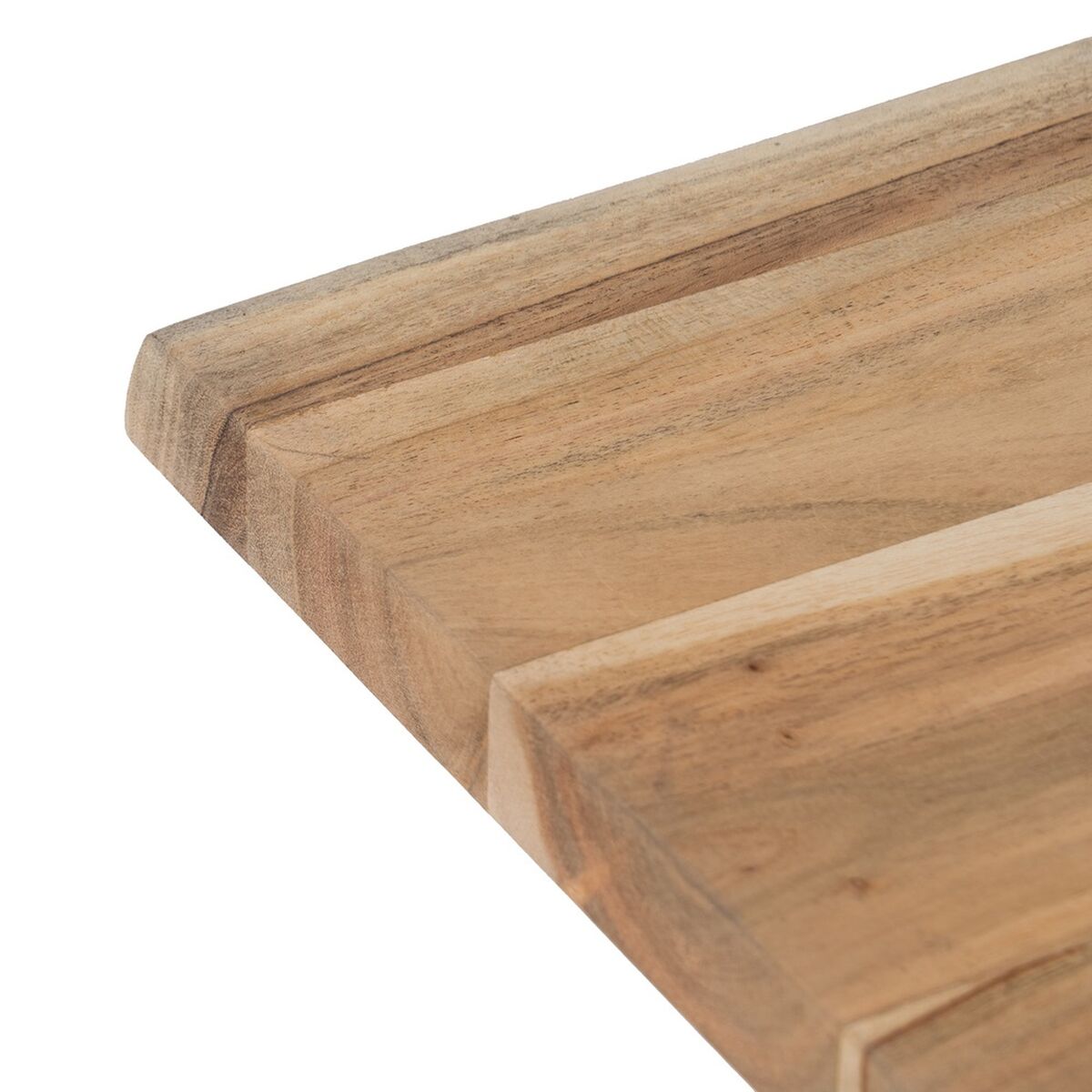 Small Side Table Natural Iron Acacia 50 x 50 x 46 cm-7