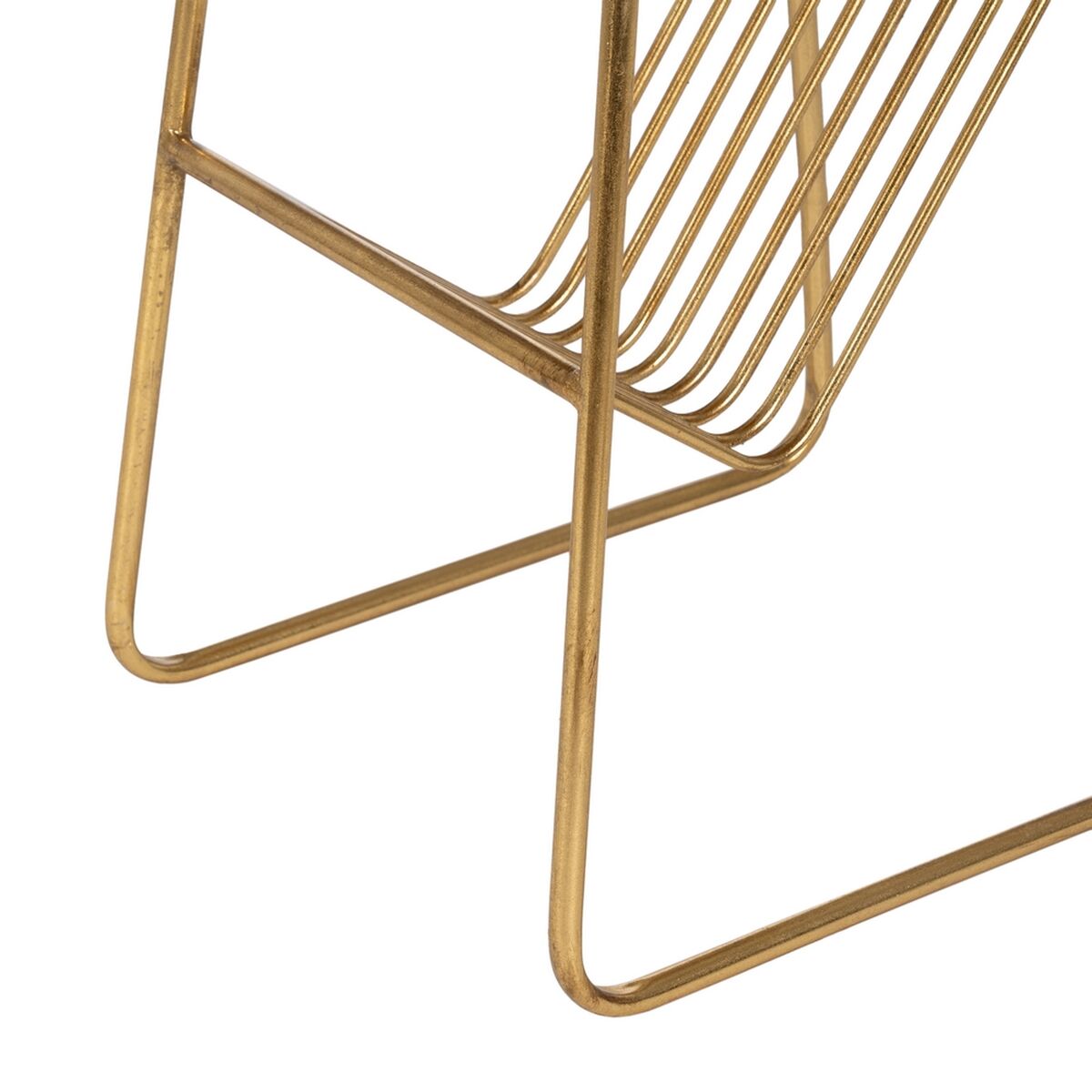 Small Side Table Golden Iron Mirror 48,5 x 43,5 x 66 cm-6