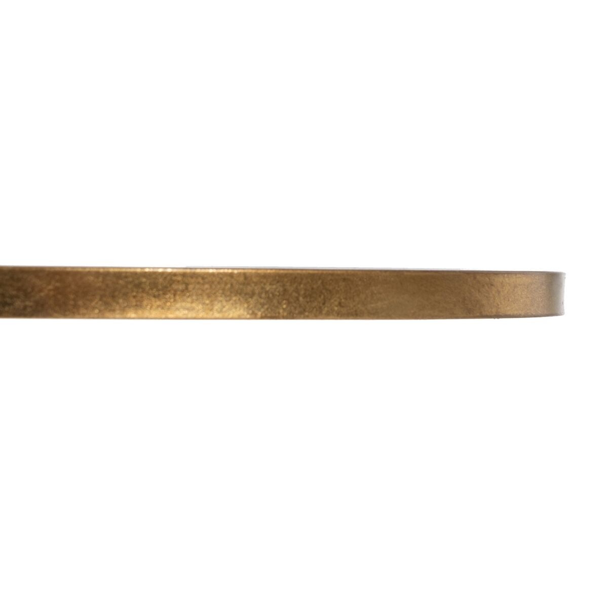 Small Side Table Golden Iron Mirror 48,5 x 43,5 x 66 cm-5