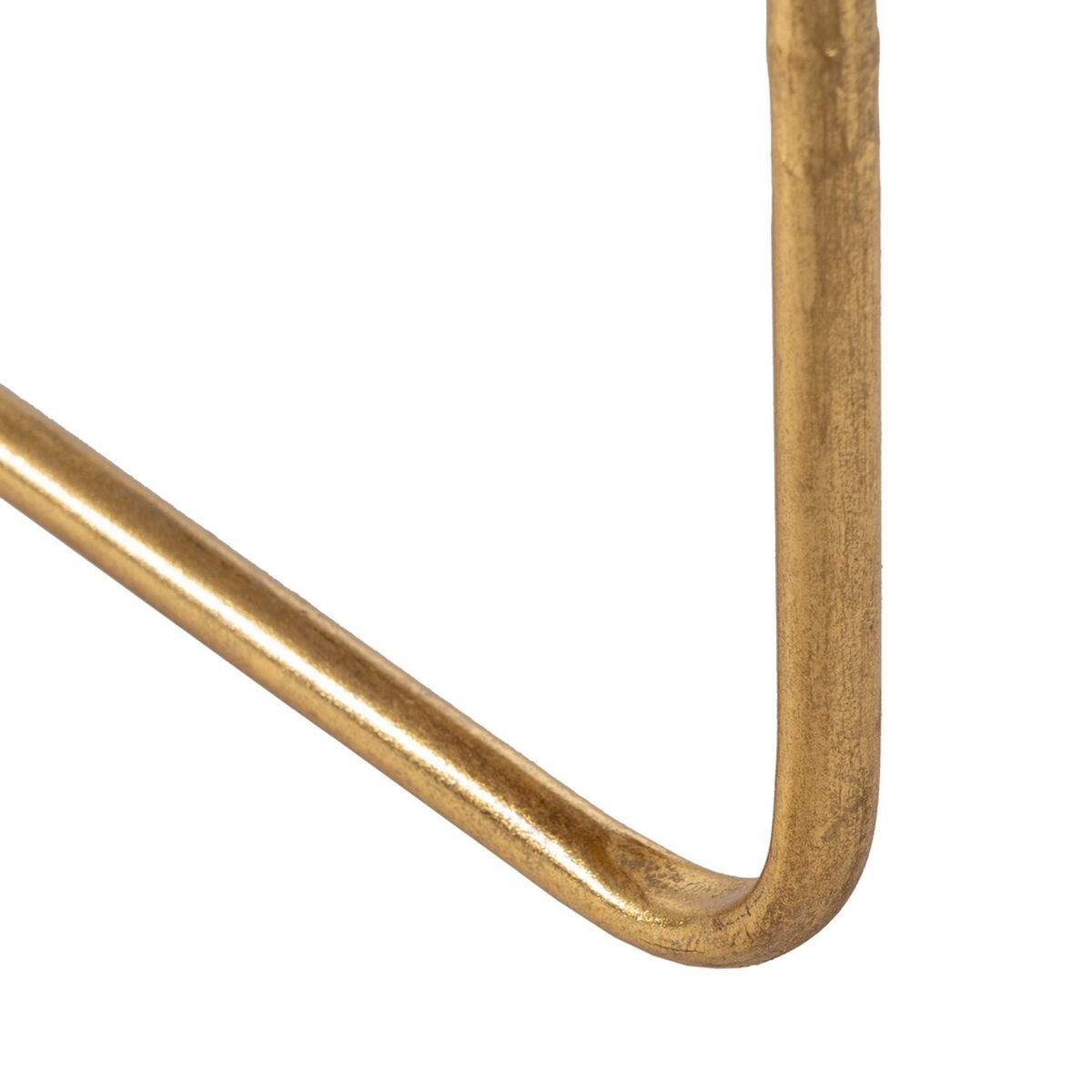 Small Side Table Golden Iron Mirror 48,5 x 43,5 x 66 cm-3