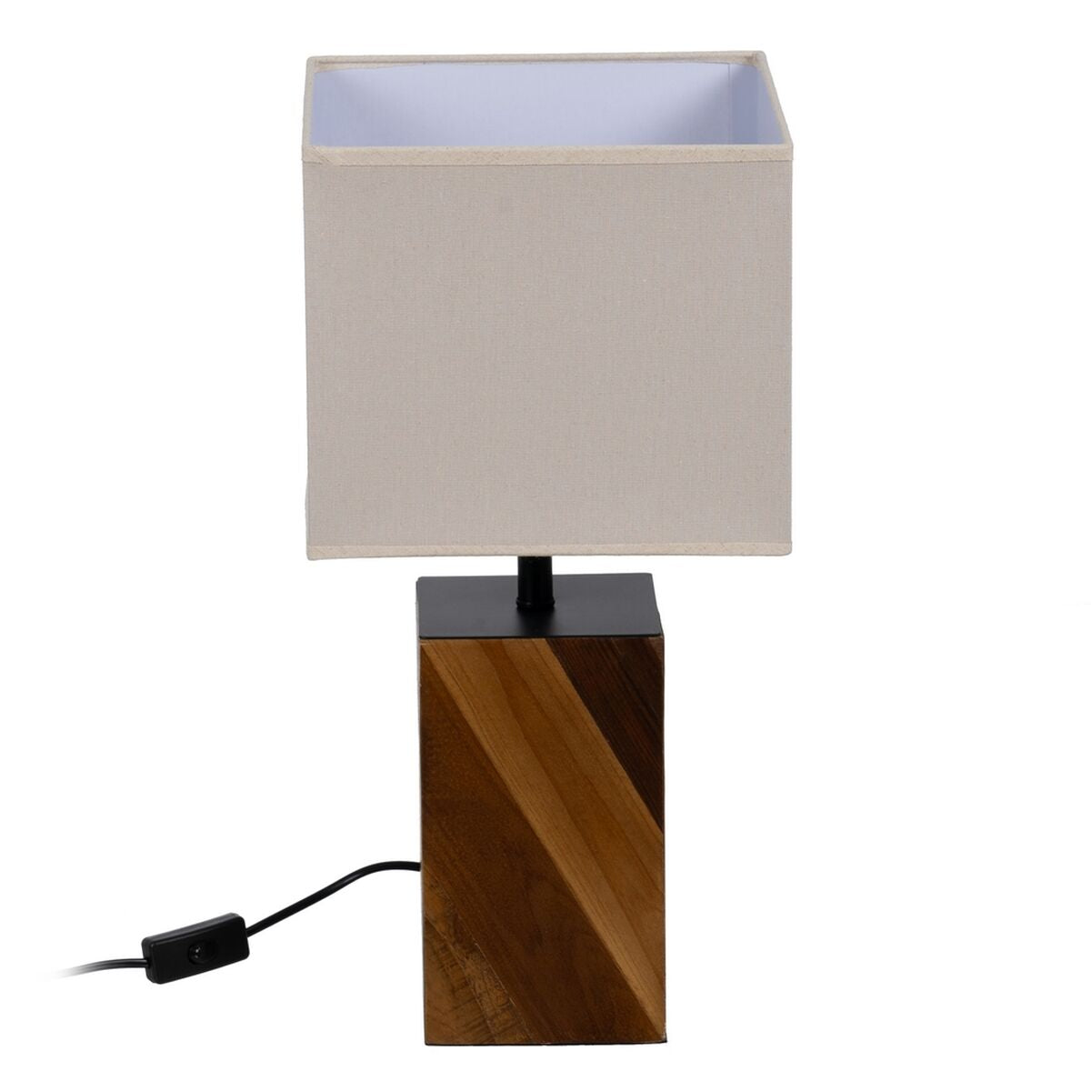 Desk lamp Brown Cream 60 W 220-240 V 25 x 25 x 51 cm-0