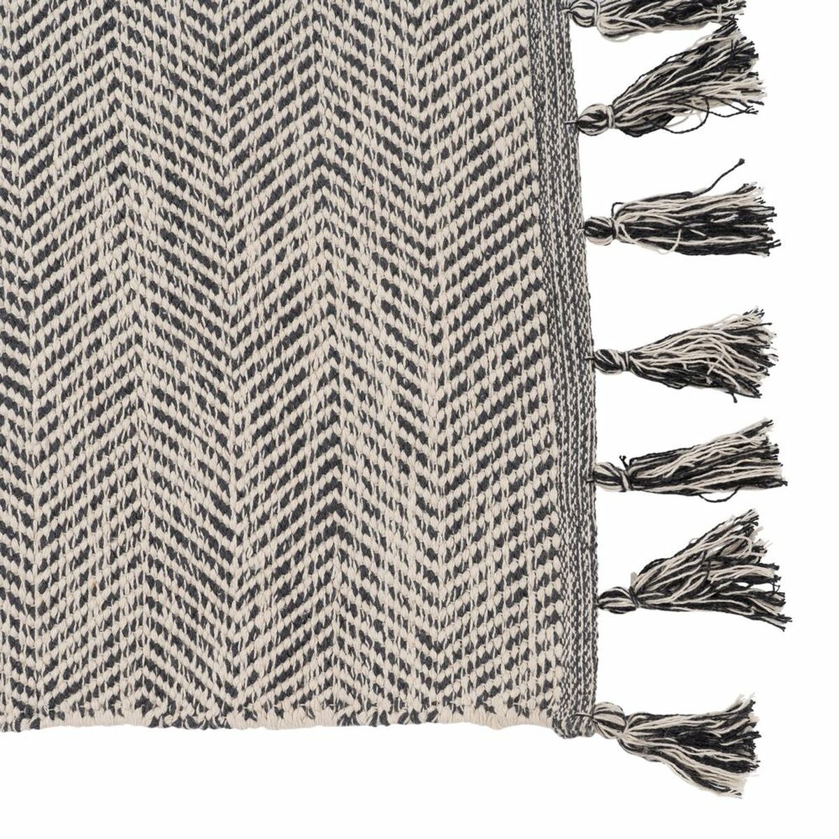 Carpet Grey 70 % cotton 30 % Polyester 120 x 180 cm-5