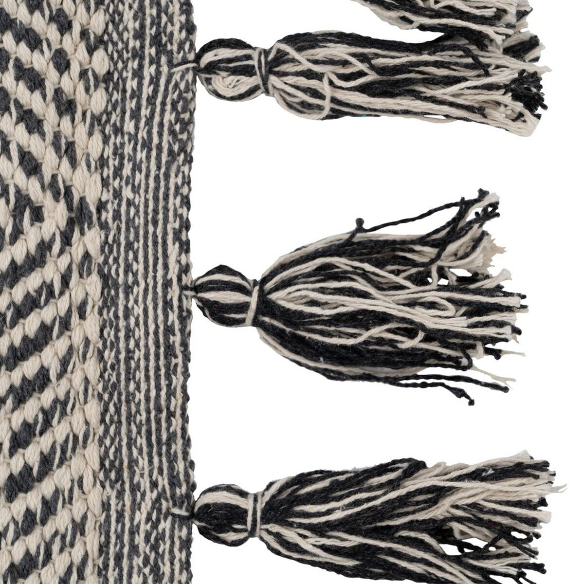 Carpet Grey 70 % cotton 30 % Polyester 120 x 180 cm-2