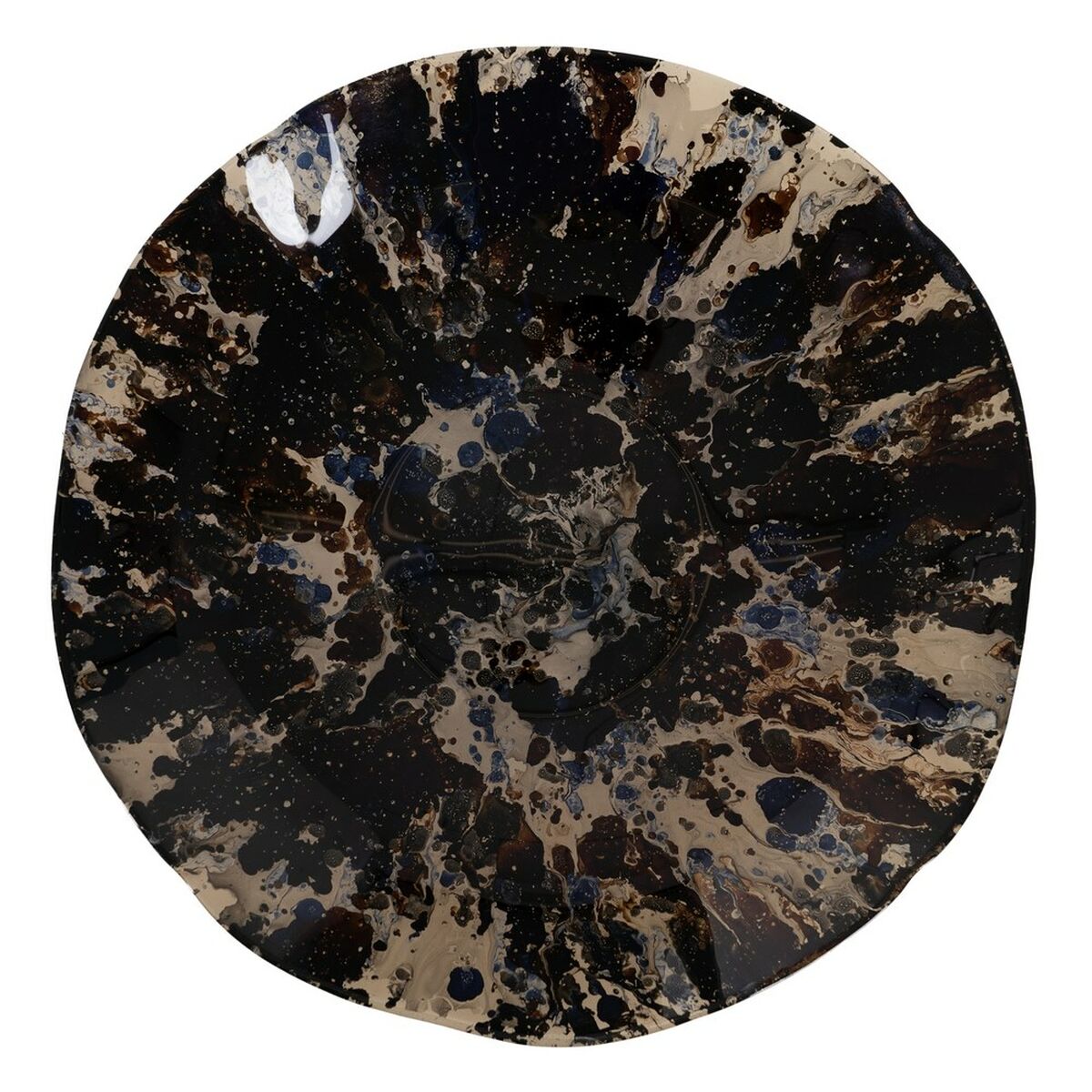 Centerpiece Blue Brown 39 x 39 x 6,5 cm-1