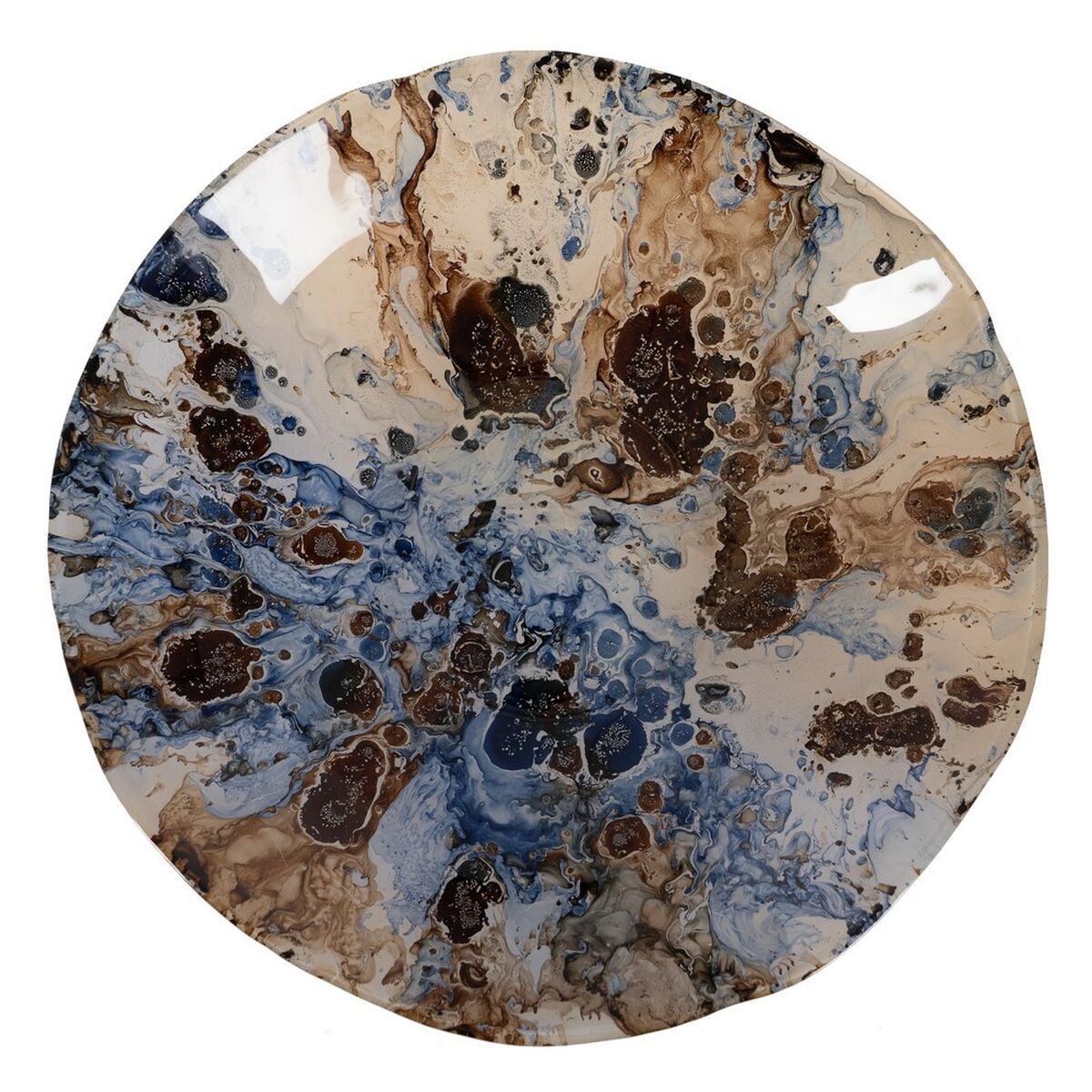 Centerpiece Blue Brown 29 x 29 x 5 cm-1