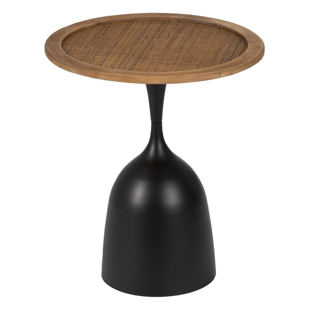 Small Side Table Black Golden 50 x 50 x 57 cm-0