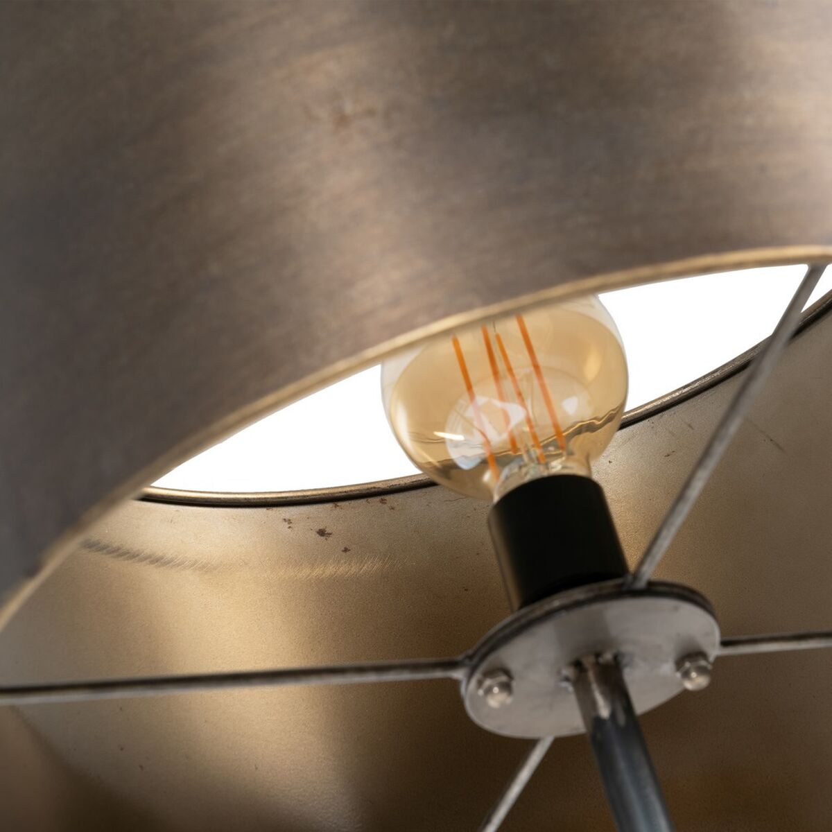 Floor Lamp Golden 40 x 40 x 161 cm-3